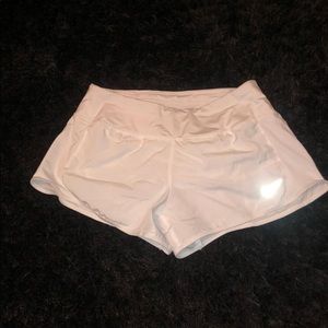 white nike shorts